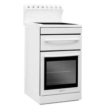Load image into Gallery viewer, 540mm Parmco White Electric Free Standing Stove