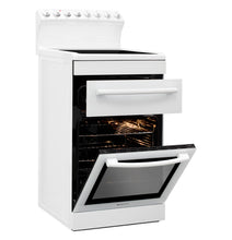 Load image into Gallery viewer, 540mm Parmco White Electric Free Standing Stove
