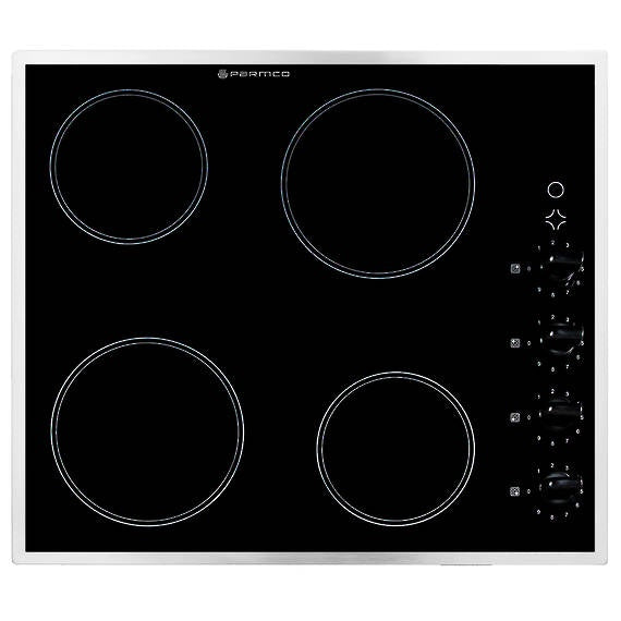 600mm Hob, Ceramic, Stainless Steel Frame
