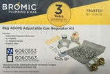 8kg Bromic Auto Changeover Regulator Kit LPG.