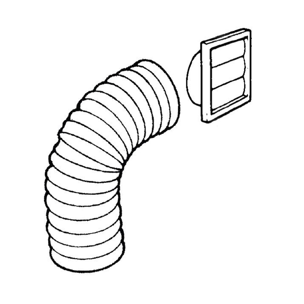 Rangehood Ducting Kit WALL 150mm